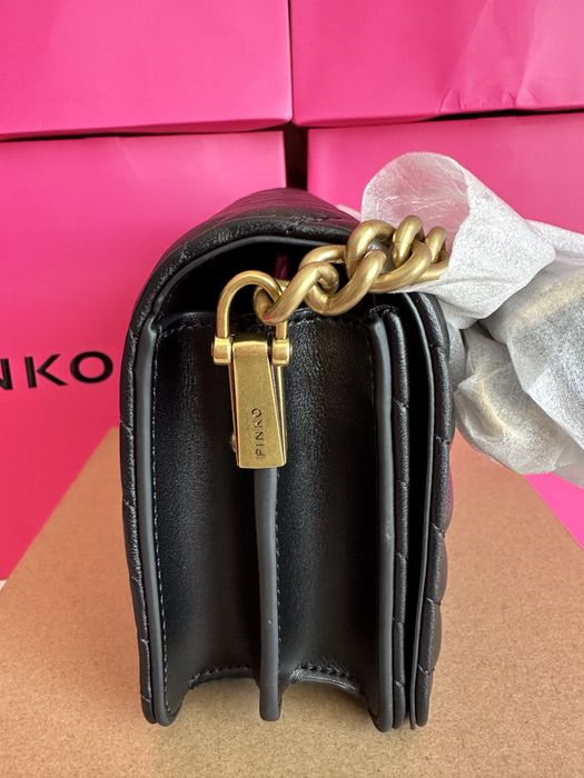 PINKO Mini Chevron Click Love – оригинална чанта | НОВА | Код: 108
