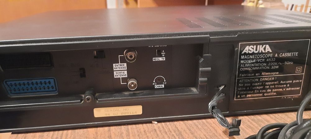 Videorecorder VHS VCR Asuka