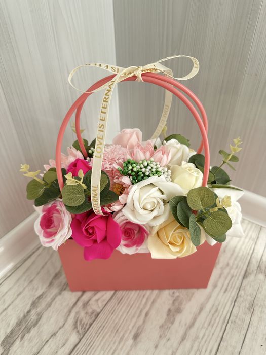 Букеты из мыльных цветов