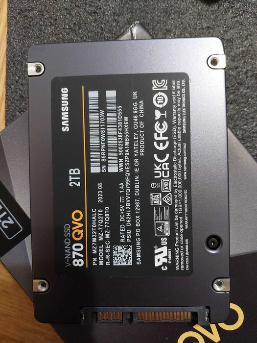 2TB SSD Samsung 870 QVO