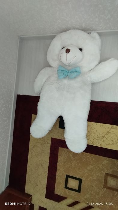 Oq Ayiq Oʻyinchoq Sotiladi Srochna!!!