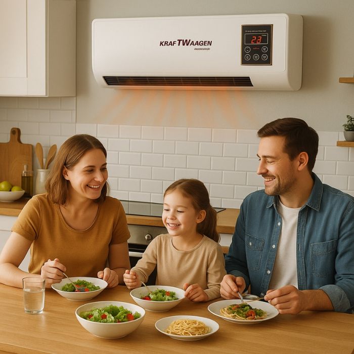 Стенна печка  3 в 1 – отопление и охлаждане за всяка стая