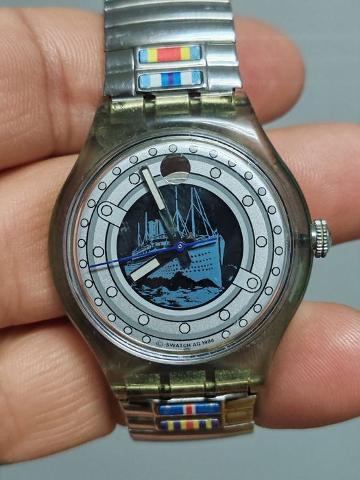 Ceas automatic SWATCH 23 rubine