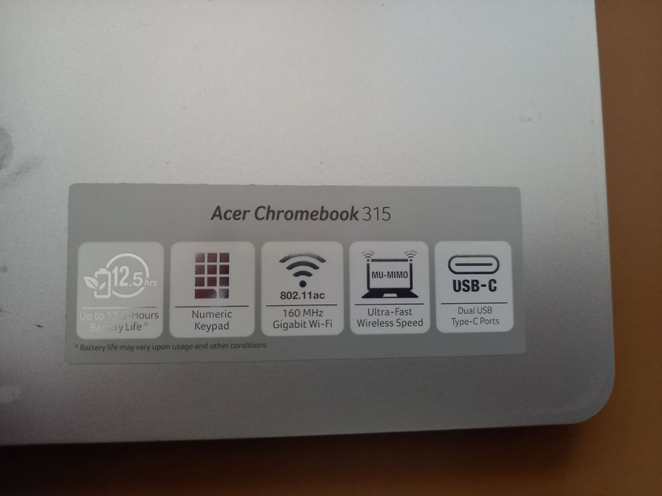Acer Chrombook CB 315 Android programma