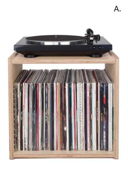 Raft, stand modular depozitare viniluri, phono