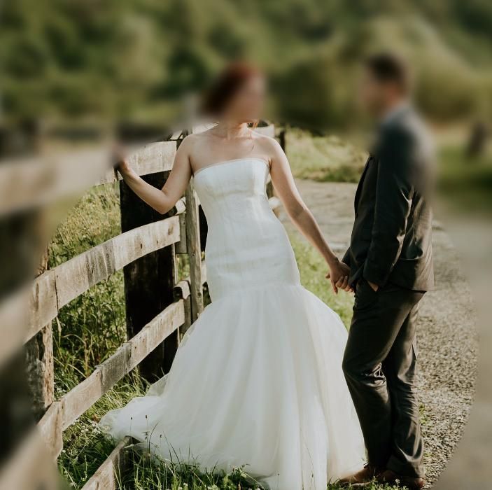 Rochie mireasa Vera Wang mar M 38