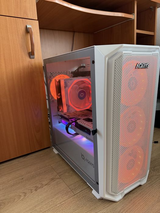 PC Gaming White Build – Ryzen 7 5700X | B550 AORUS | 16GB RAM | NVMe