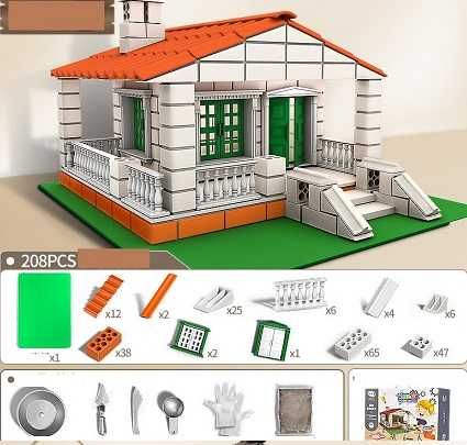 Хит!!! Строительный набор - Юный архитектор, 3д макет, конструктор,