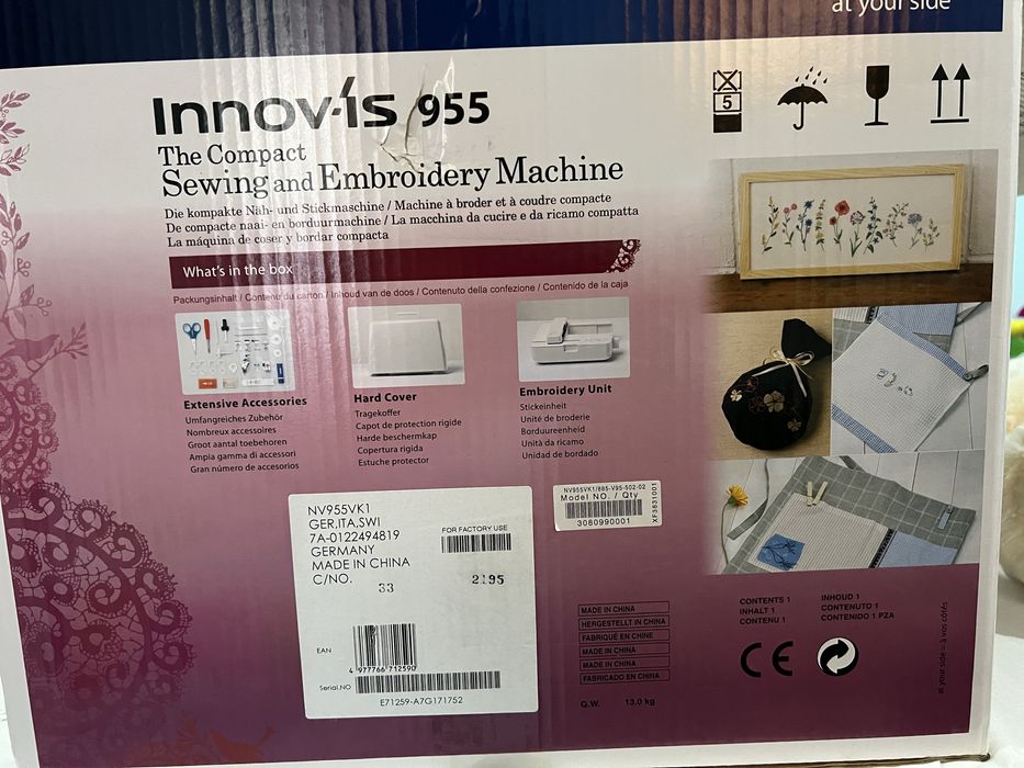 Masina de cusut si brodat computerizata Brother Innov-is 955