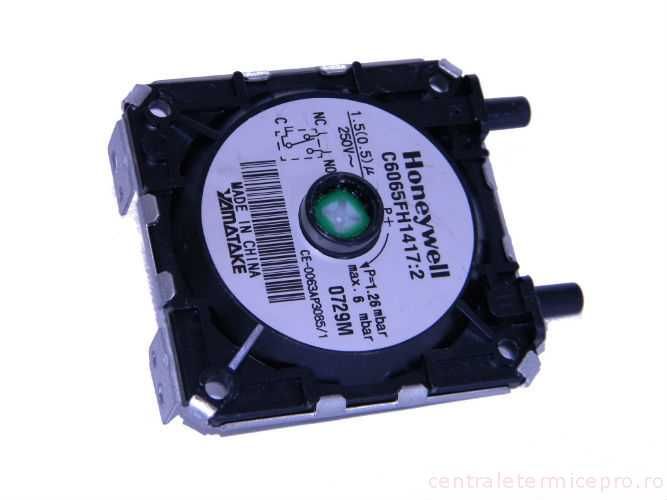 Presostat 110/80 PA aer centrale termice Ferroli, nou