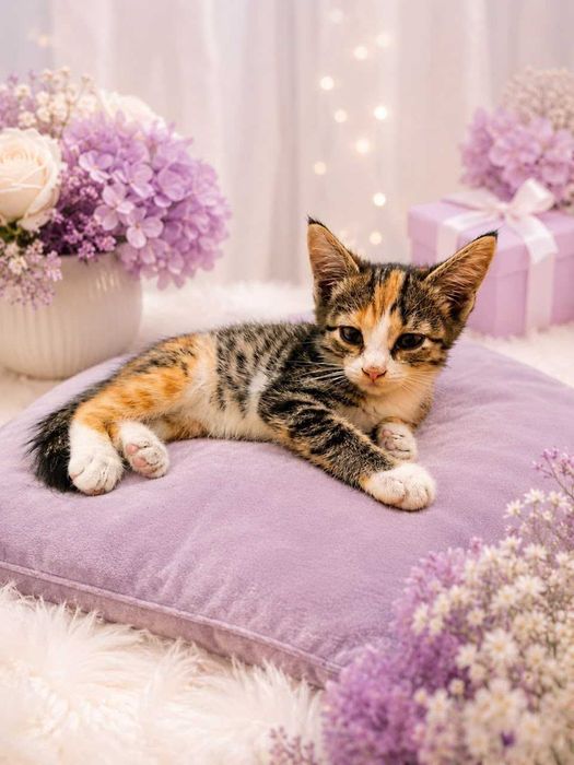 Отдам котенка девочку