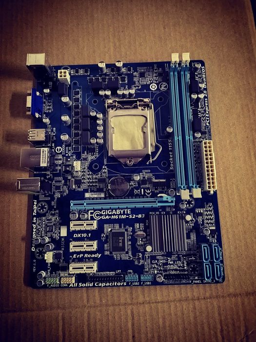 Материнская плата 1155 сокет. + Поц в подарок
