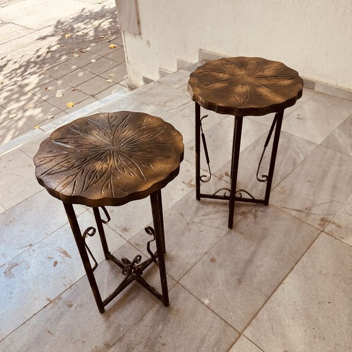 Винтидж декоративни масички / стойки от 80-те