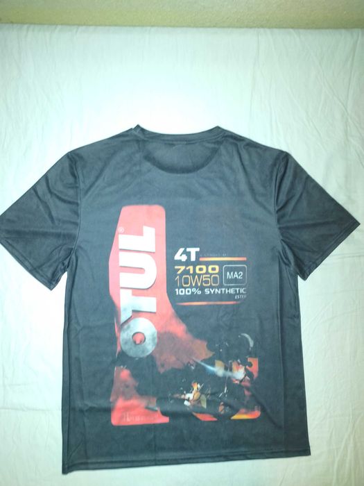 Tricou barbatesc imprimeu Motul 4T 7100 maneca scurta masura XL (52)