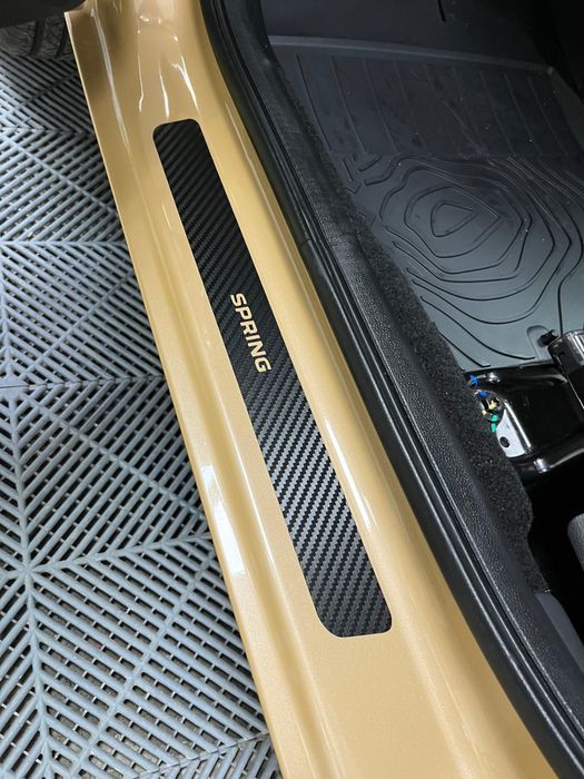 Stickere bandouri compatibile Dacia Spring 2025