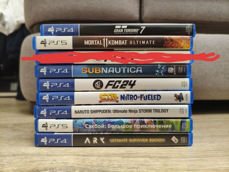 Диск на PS4, PS5  9 дисков в отличном состоянии