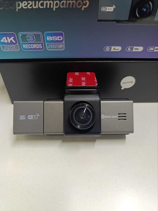 Registrator K33L 4K 3 Kamerali Video WiFi, ADAS, Tunda ham aniq yozuv