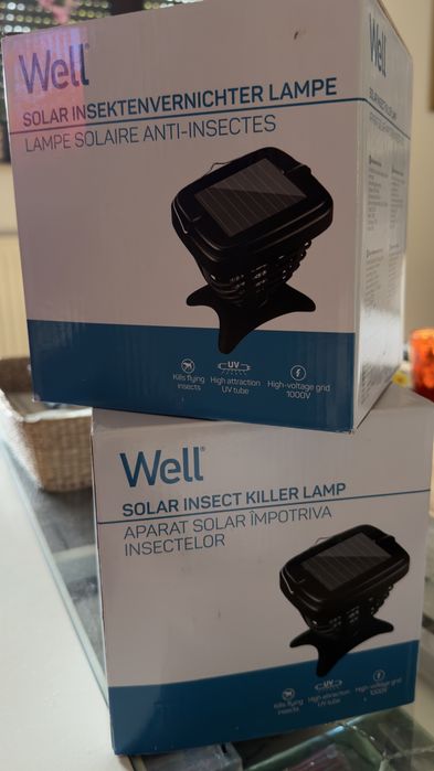 WELL lampa solara anti-insecte