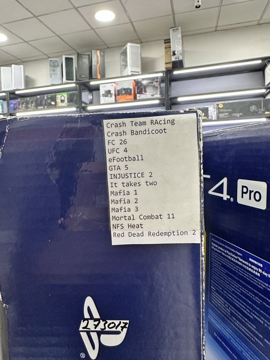 ps4 pro 1tb с игры