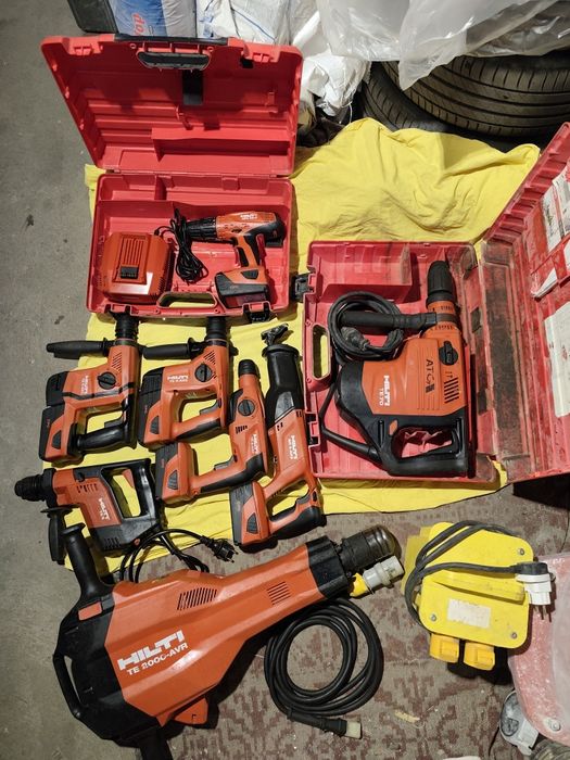 Машини HILTI ХИЛТИ Къртач, перфоратори, винтоверт,трион.