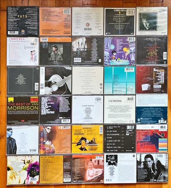 Lot CD orig. rock: Adams, M. Loaf, Elvis, Cohen, Reed, Cocker, Kravitz