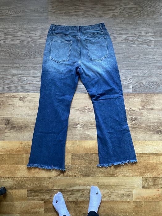 Blugi cu cristale aurii