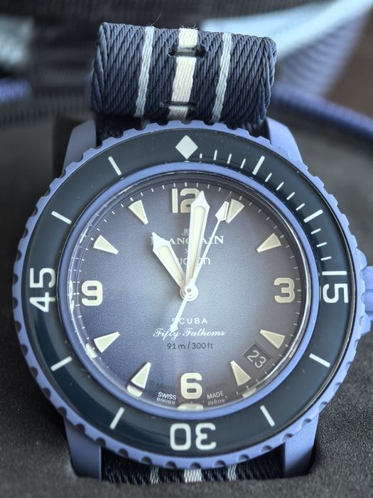 Atlantic Ocean Blancpain X Swatch Scuba 50 Fanthoms