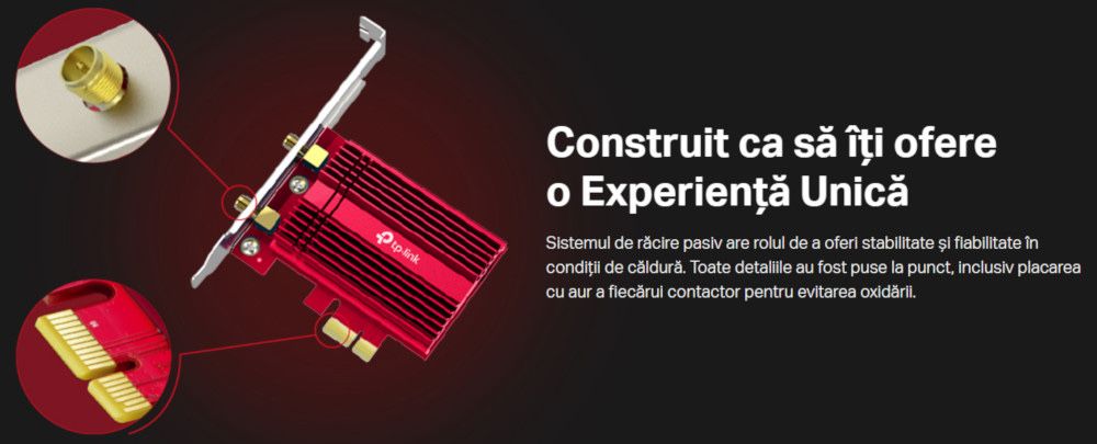 Placa Wifi Bluetooth Intel Wi-Fi 6 AX200 (Archer TX3000E)