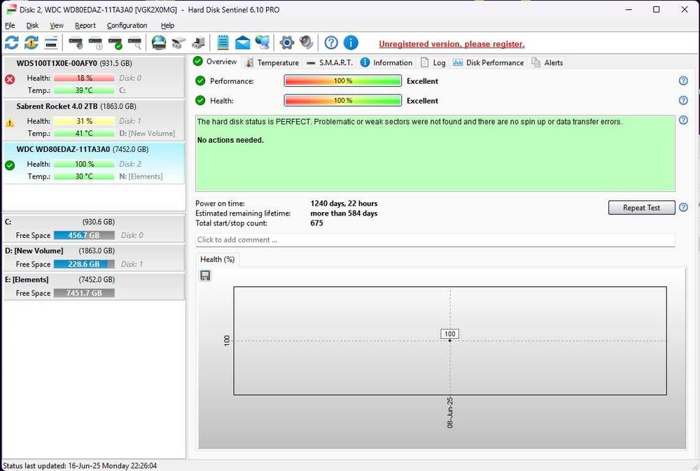 VAND HDD Extern WD Elements 8TB
