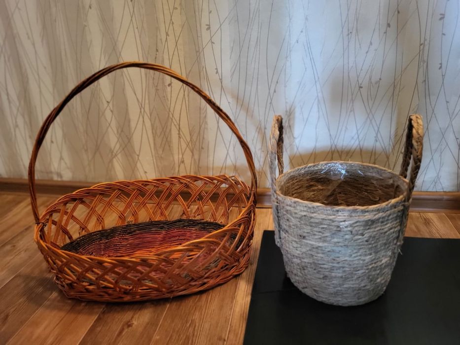 Плетённые корзины 2000 тенге