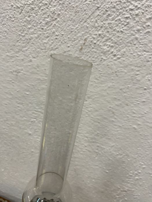 Френска газена лампа от цветно стъкло