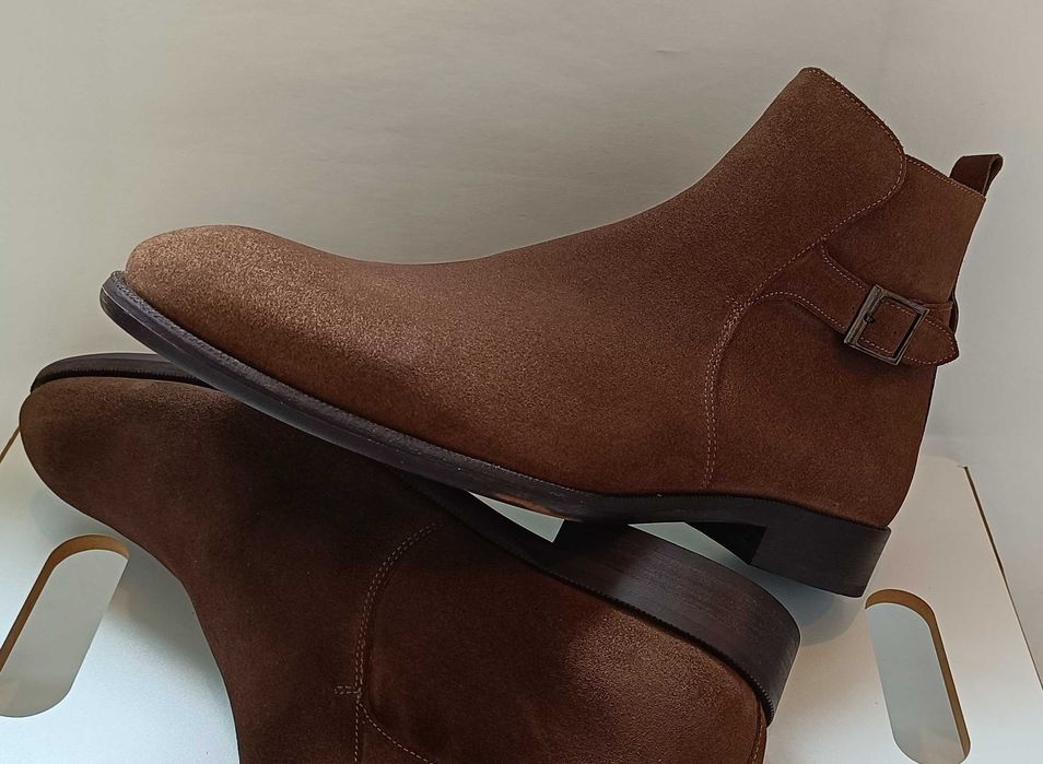 Ghete jodpur chelsea 44 43 premium Minelli NOI piele naturala moale