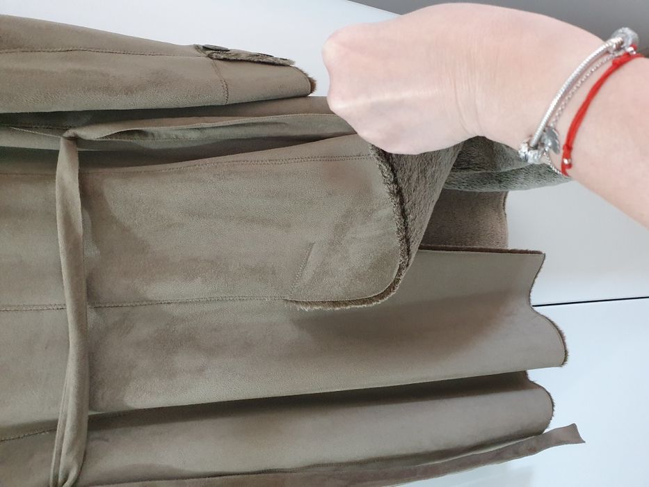 Palton blana artificială damă