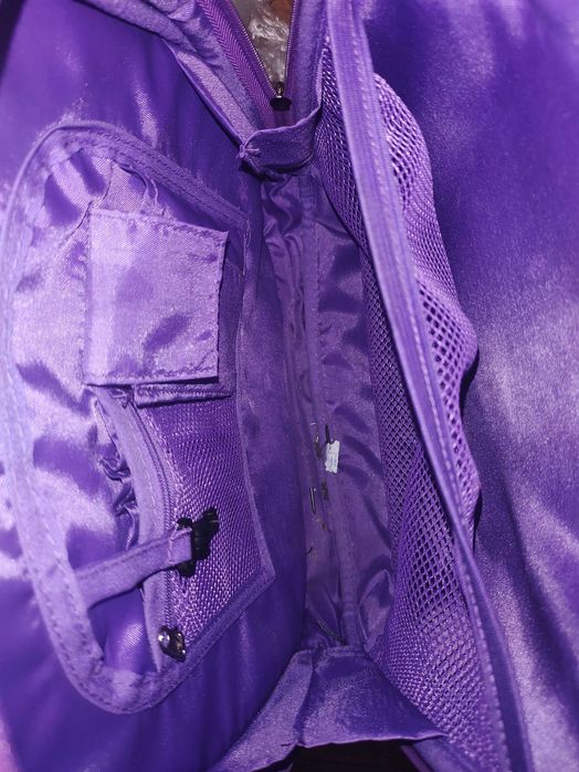 Рюкзак сиреневый с рисунком кошки