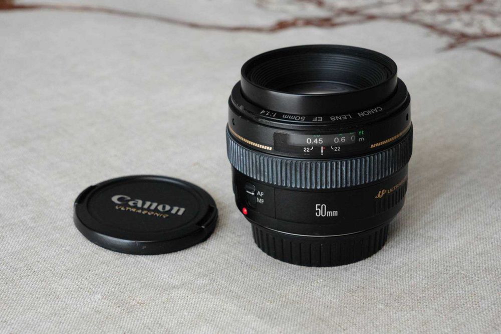 Obiectiv foto Canon EF 50mm F/1.4 USM, autofocus