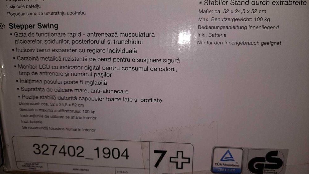 stepper swing crivit