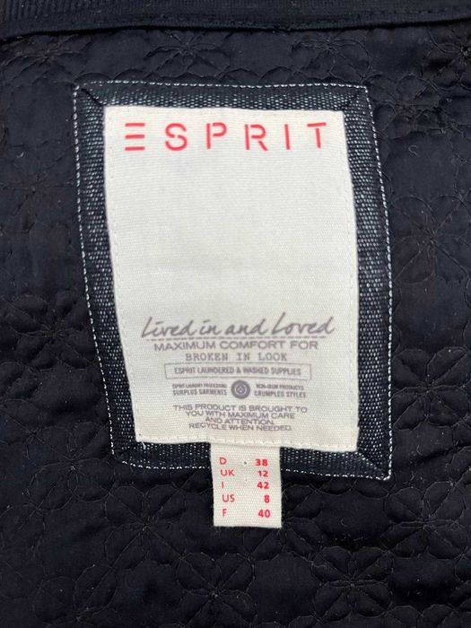 Geacă Esprit matlasată neagră – stare impecabilă, mărime M