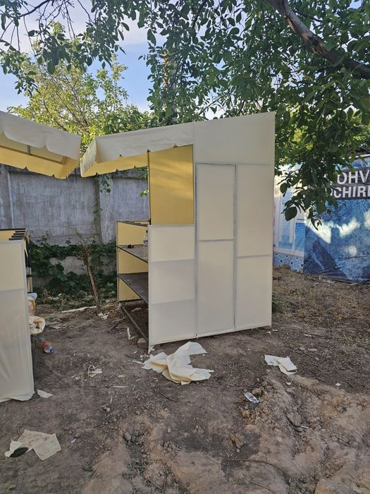 Тент баннер установка