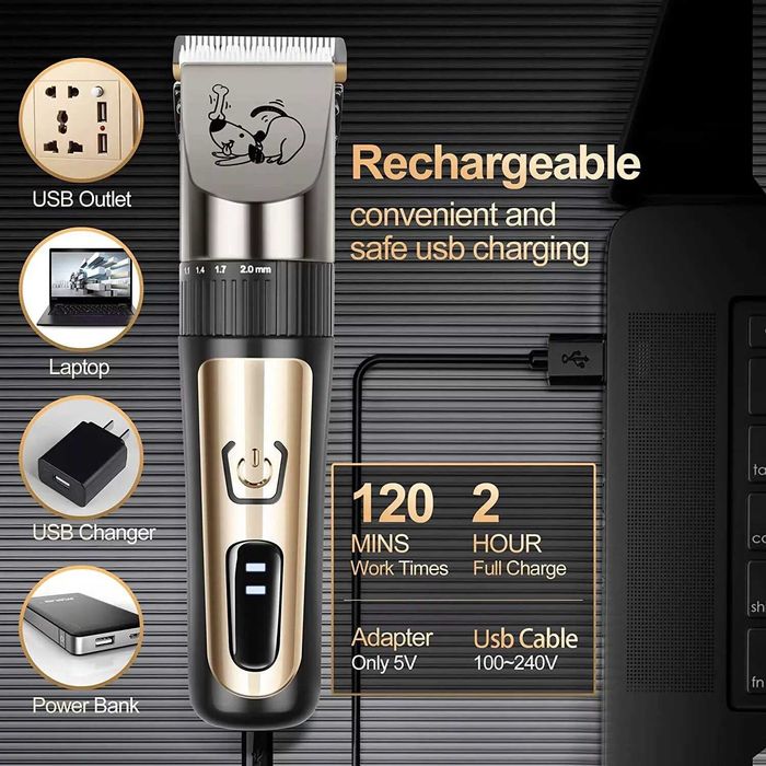 PET CLIPPERS Професионален тример за гъста козина за кучета