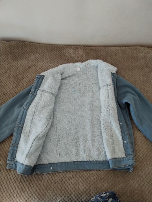Джинсовая утепленная куртка