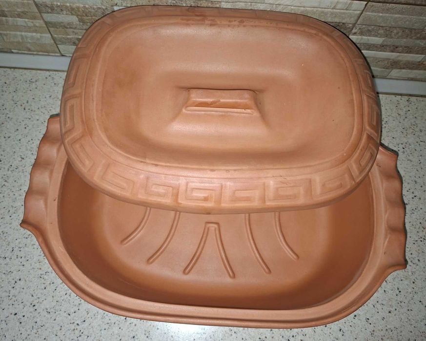 oala din lut model roman 6 l,NOUA!