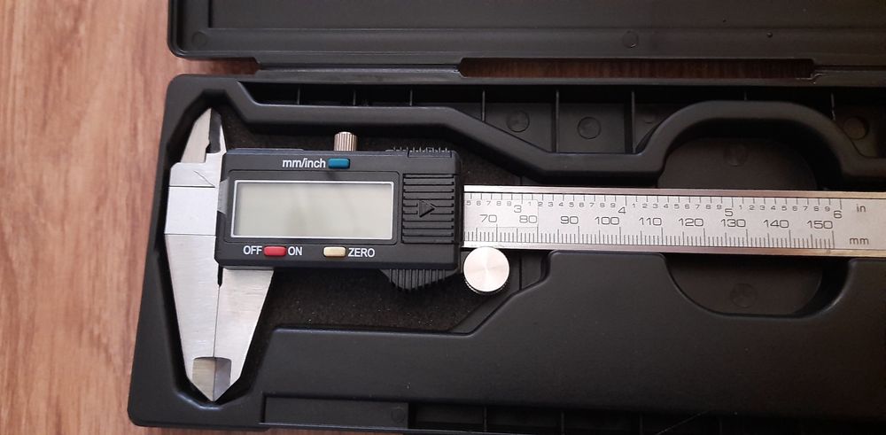 Subler digital, 0-150 mm/0 6 inch, inox, Nou!