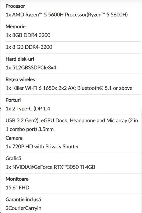 Laptop Gaming Lenovo Legion Slim S7 - rtx 3050 ti - 512 GB