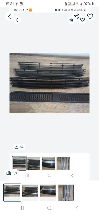 Решотки и молдинг на ваз приора