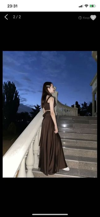 Платье-двойка на выпускной