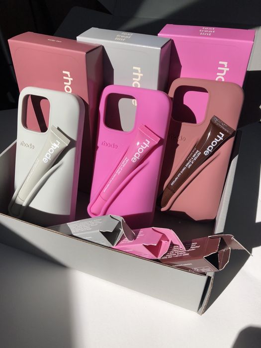 Rhode калъф + Rhode гланц | Rhode Case + Rhode Lip Gloss | Оригинални