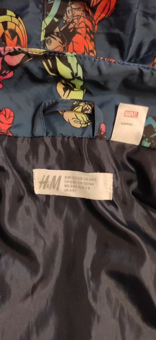 Geacă/foita ploaie baieți Marvel 122/128