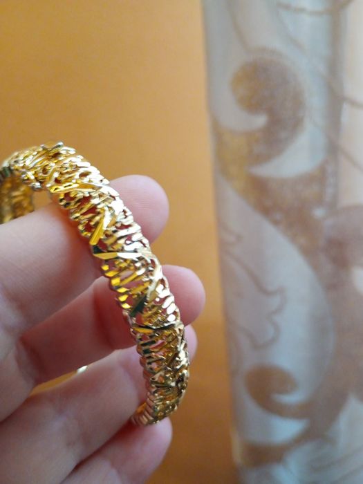 Brățară aurie otel galvanizat, NOUA