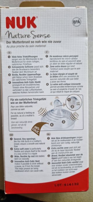 Biberon Nuk Nature Sense