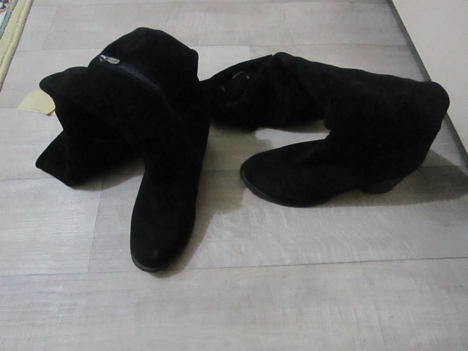 Продам сапоги натуральные замшевые